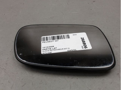 GLACE RETROVISEUR EXT D PEUGEOT 307