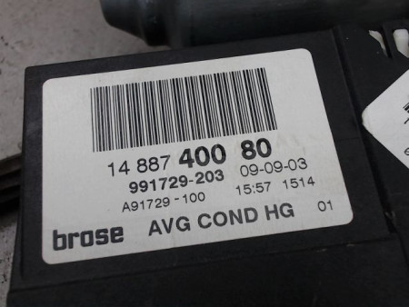 MECANISME LEVE-GLACE AVANT GAUCHE PEUGEOT 807