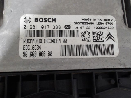 CALCULATEUR MOTEUR PEUGEOT 207