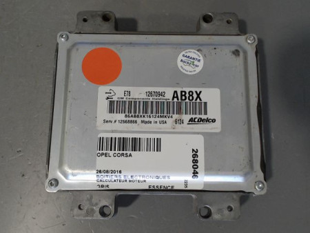 CALCULATEUR MOTEUR OPEL CORSA