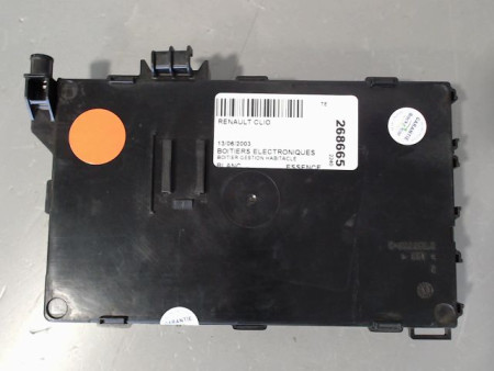 BOITIER GESTION HABITACLE RENAULT CLIO