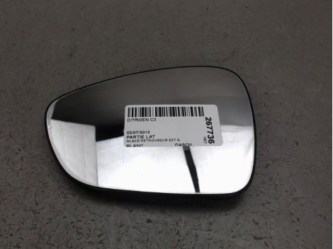 GLACE RETROVISEUR EXT G CITROEN C3