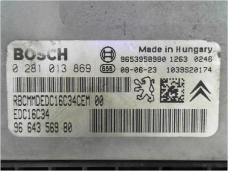 CALCULATEUR MOTEUR CITROEN GRAND C4 PICASSO 06-13