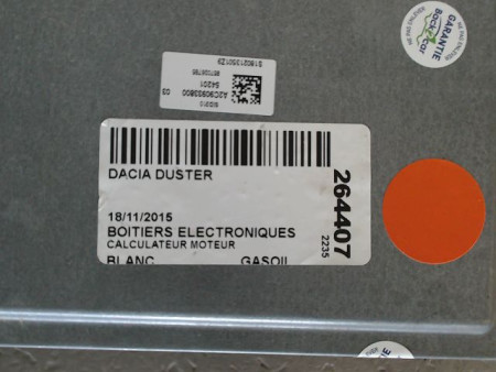 CALCULATEUR MOTEUR DACIA DUSTER
