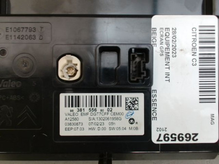 ECRAN GPS CITROEN C3