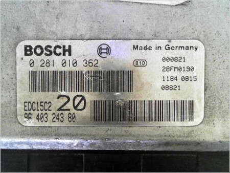 CALCULATEUR MOTEUR PEUGEOT 306 97-2001