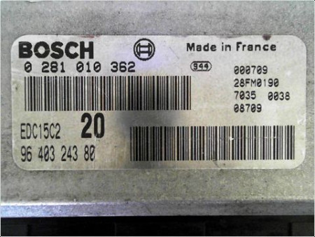 CALCULATEUR MOTEUR PEUGEOT 306 97-2001