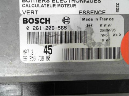 CALCULATEUR MOTEUR PEUGEOT 306 97-2001