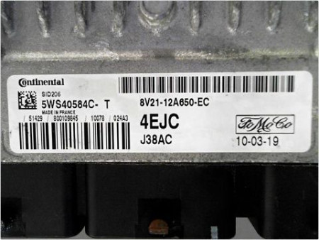 CALCULATEUR MOTEUR FORD FIESTA 08-12