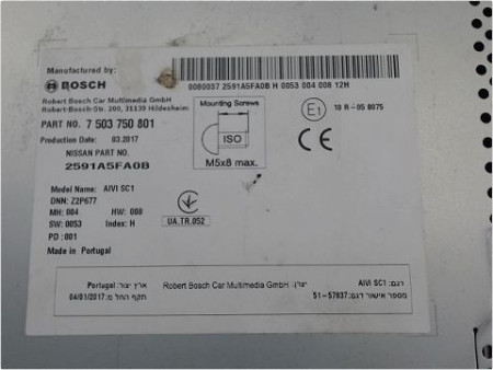 AUTORADIO NISSAN MICRA