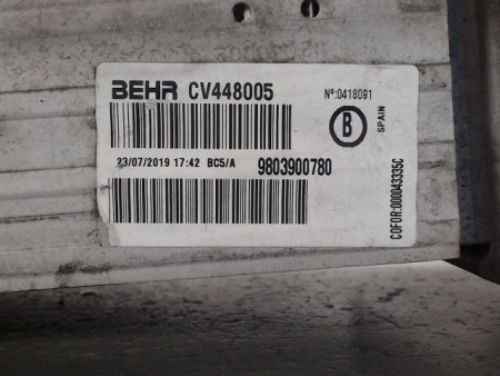 ECHANGEUR AIR PEUGEOT 208