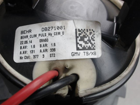 MOTEUR VENTILATEUR CHAUFFAGE PEUGEOT 308