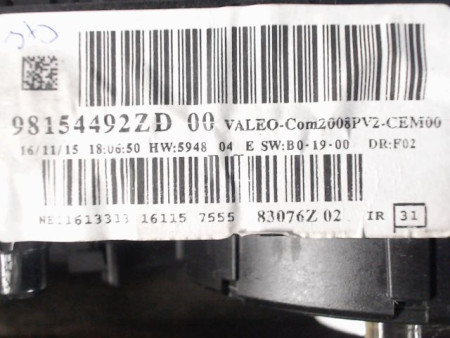 BLOC COMMODOS PEUGEOT 208
