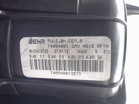 MOTEUR VENTILATEUR CHAUFFAGE CITROEN DS3
