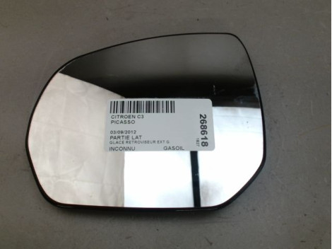 GLACE RETROVISEUR EXT G CITROEN C3