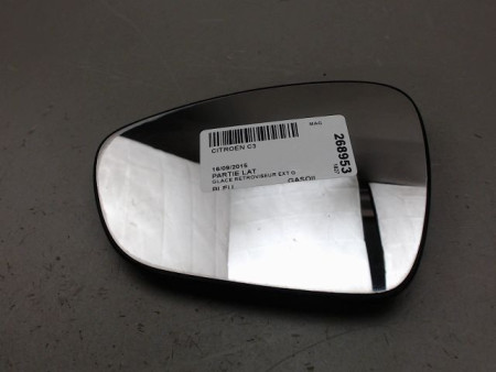 GLACE RETROVISEUR EXT G CITROEN C3
