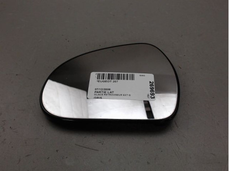 GLACE RETROVISEUR EXT G PEUGEOT 207