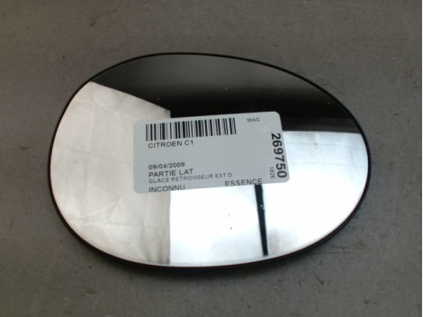 GLACE RETROVISEUR EXT D CITROEN C1