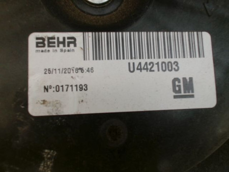 MOTEUR VENTILATEUR RADIATEUR OPEL MERIVA