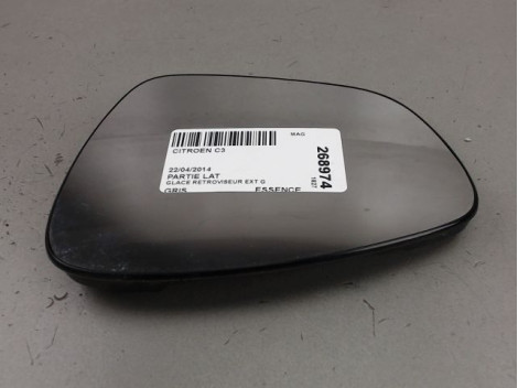 GLACE RETROVISEUR EXT G CITROEN C3