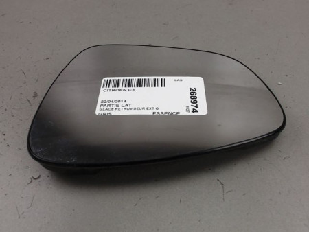GLACE RETROVISEUR EXT G CITROEN C3
