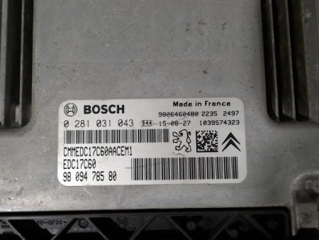 CALCULATEUR MOTEUR CITROEN C3
