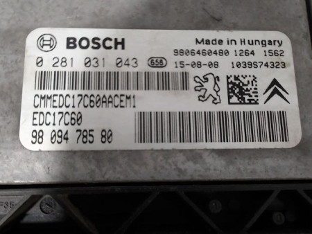 CALCULATEUR MOTEUR PEUGEOT 308