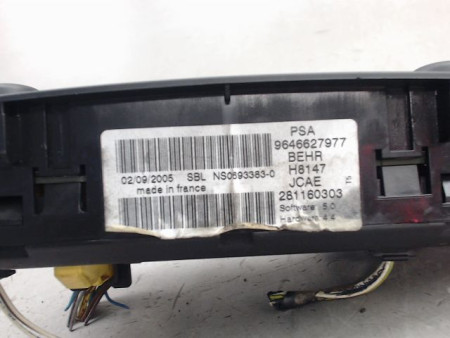COMMANDE DE CHAUFFAGE PEUGEOT 307