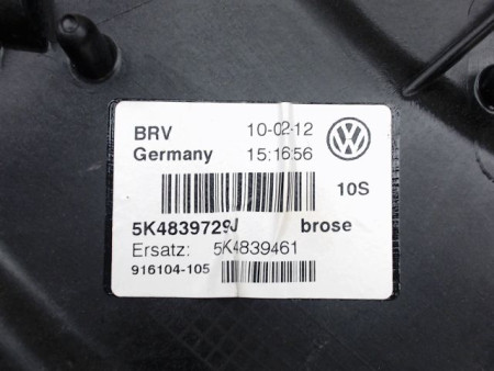 MECANISME LEVE-GLACE ARRIERE GAUCHE VOLKSWAGEN GOLF