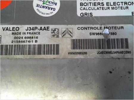 CALCULATEUR MOTEUR PEUGEOT 206+ 09-13