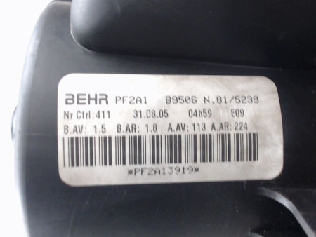 MOTEUR VENTILATEUR CHAUFFAGE PEUGEOT 307