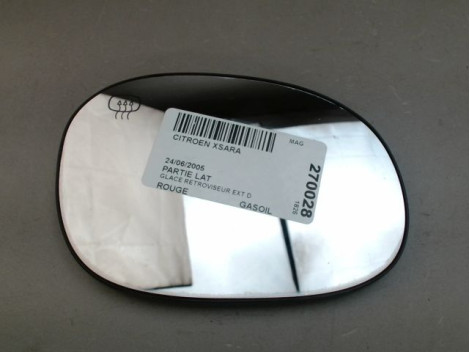 GLACE RETROVISEUR EXT D CITROEN XSARA