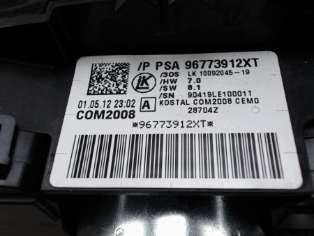 BLOC COMMODOS PEUGEOT 3008