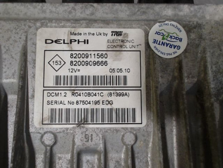 CALCULATEUR MOTEUR RENAULT MODUS