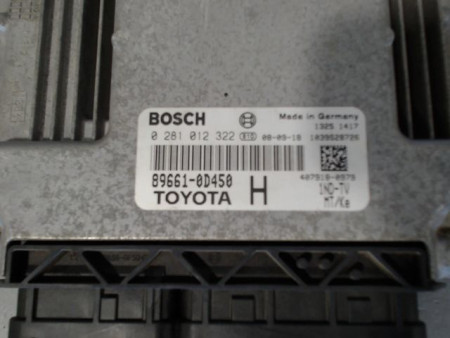 CALCULATEUR MOTEUR TOYOTA YARIS