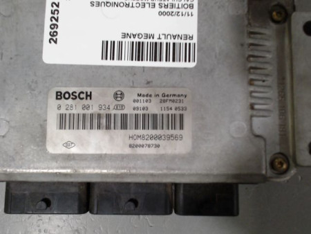 CALCULATEUR MOTEUR RENAULT MEGANE