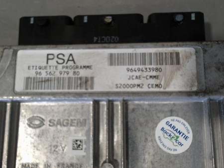 CALCULATEUR MOTEUR CITROEN C3
