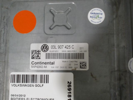 CALCULATEUR MOTEUR VOLKSWAGEN GOLF