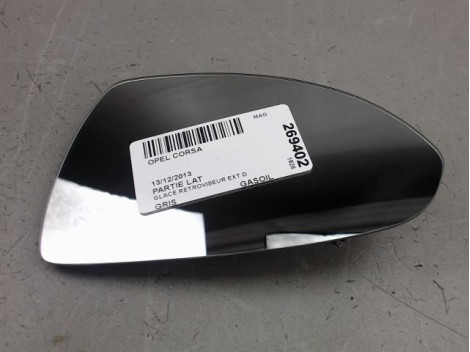 GLACE RETROVISEUR EXT D OPEL CORSA