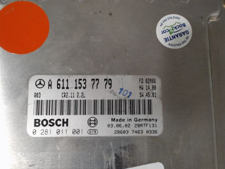 CALCULATEUR MOTEUR MERCEDES CLASSE C
