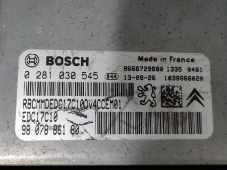 CALCULATEUR MOTEUR CITROEN C3