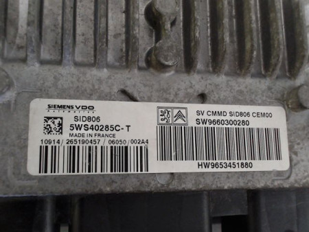 CALCULATEUR MOTEUR CITROEN C3