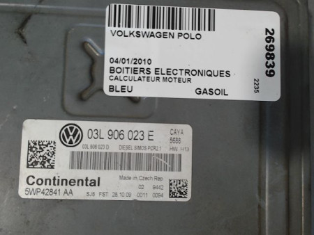 CALCULATEUR MOTEUR VOLKSWAGEN POLO