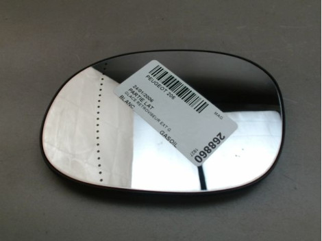GLACE RETROVISEUR EXT G PEUGEOT 206