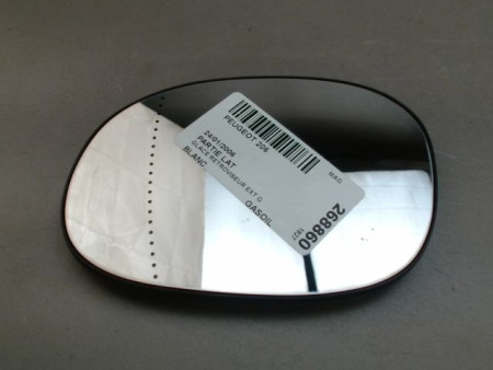 GLACE RETROVISEUR EXT G PEUGEOT 206
