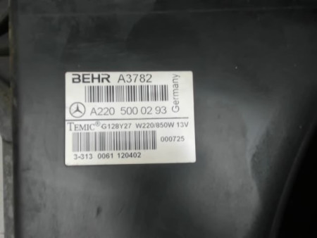 MOTEUR VENTILATEUR RADIATEUR MERCEDES CLASSE S