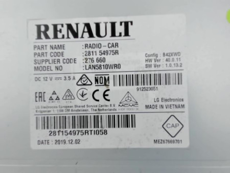AUTORADIO RENAULT CLIO