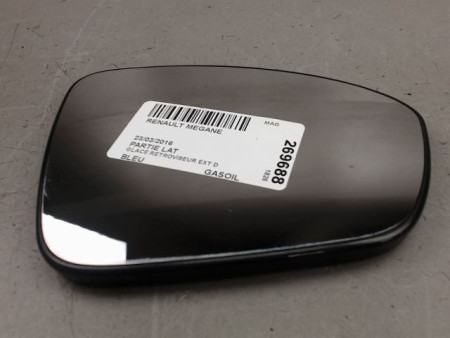 GLACE RETROVISEUR EXT D RENAULT MEGANE