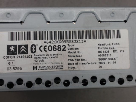 AUTORADIO CITROEN C3