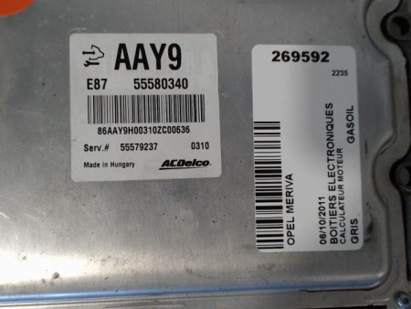 CALCULATEUR MOTEUR OPEL MERIVA
